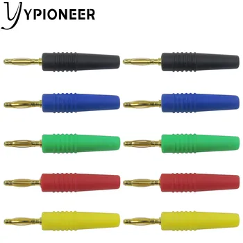  YPioneer P3011 2mm Placat cu Aur Wilding Banana Plug Conector Adaptor de Lipire DIY pentru Testarea Electrică
