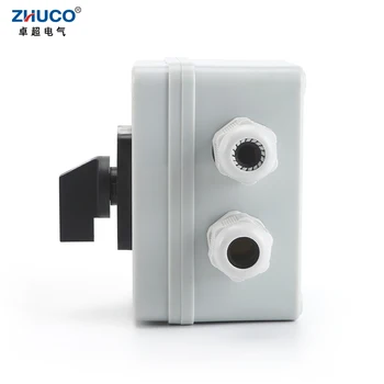  ZHUCO SZW26/LW26-20 D303.3 20A 3 Poli Personalizate Electric Universal Cam Comutator Cu rezistent la apa Si Praf Cutie Sigilate