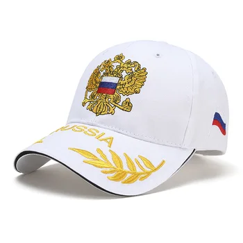  În aer liber Șapcă de Baseball pentru Bărbați RUSIA brodate capac de modă în aer liber vizorul sport pălărie bărbați femei casual pălării reglabila bumbac
