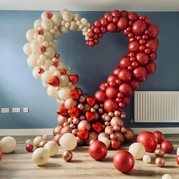  1,5 M Inima Balon cu Stand Inel Balon Arc DIY Cununa Cadru Nunta Copil de Dus la Petrecerea de Ziua Decor Baloane Accesorii Titular