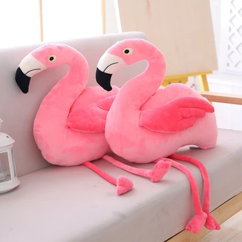  1 BUC 40cm 80cm 100cm Pluș Flamingo Jucării de Pluș Pasăre Papusa Moale Flamingo Roz Jucarii Copii Cadou de Nunta de Înaltă Calitate