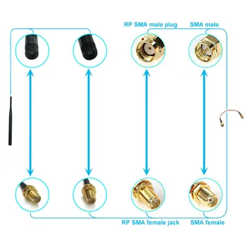  1 buc SMA Male Plug RF Coaxial Conector cu Sertizare pentru RG174, RG316 LMR100 Cablu Direct Goldplated fir terminal NOI en-gros
