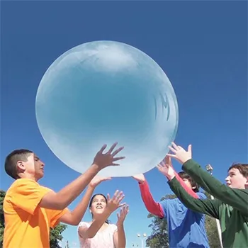  120cm Copii în aer liber de Aer Moale Umplut de Apă Bubble Ball Arunca în aer Baloane Jucărie Distractiv Joc de Partid Cadouri minunate Pentru Copii