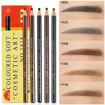  12pcs Disponibile Creion Sprancene Umbre produse Cosmetice pentru Machiaj Tentă Impermeabil Microblading Pen Frunte Ochi Frumusețea Naturală