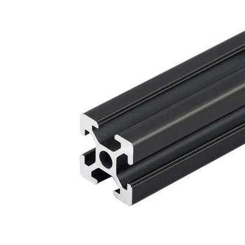  1BUC 2020 V slot pentru Profil de Aluminiu Extrudare Negru 100-800 mm Pentru Imprimanta 3D Masina de Gravura CNC Fotografiere Piesa de prelucrare a Lemnului DIY