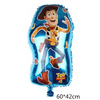  1buc Toy Story Balon de 18 inch Desene animate, Baloane Folie Woody, Buzz Lightyear Ziua de nastere Decoratiuni Petrecere Copii, articole Party Jucarii