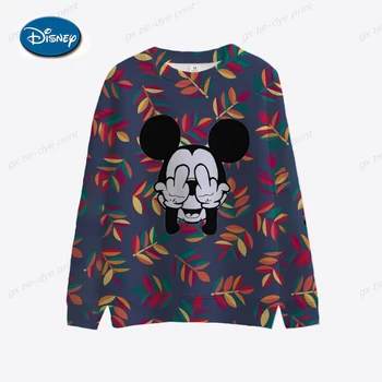  1Korean versiune de Disney Mickey Mouse-ul de imprimare pulover cu gluga student de sex feminin jacheta trendy ins pulover femei top femei hoodie