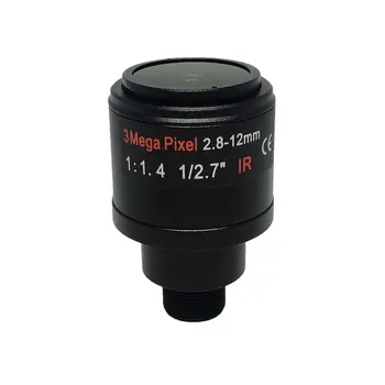  2.8-12mm/6-22mm Obiectiv Varifocal cu 650nm Filtru IR M12 Mount Manual Focus și Zoom Pentru HD Camera IP de Securitate