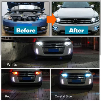  2 buc LED Daytime Running Light DRL Pentru toate modelele Opel Corsa D cu Accesorii 2011 2012 2013