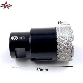  2 BUC prindere Hexagonal Adaptor de 35mm Vid Fir de Lipire Gaura Văzut Burghiu de Filet M14 Polizor unghiular pentru Diamond Faianta Granit Marmura