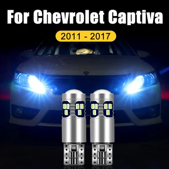  2 BUC T10 W5W LED-uri Auto Clearance-ul de Lumini de Parcare Lampa Lățime Bec Pentru Chevrolet Captiva C100 C140 2011 2012 2013 2016 2017