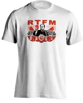  2019 Vânzare Fierbinte IT Crowd - RTFM Președintele Mao Roy T-shirt, Tee shirt