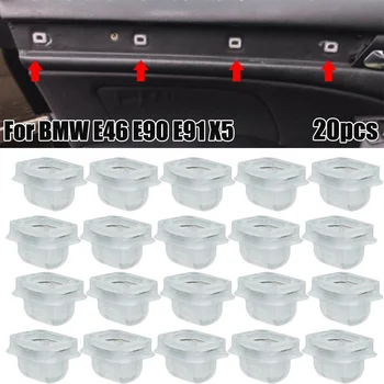  20buc/set Alb Auto Tapiterie Interior Turnare Clip Pentru BMW E46 E90 E91 X5 328i 335i Auto Ușa de Fixare