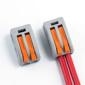  20buc Universal Rapid de Cabluri 2 Pin Mini Sârmă Conector Bloc Terminal Rgb Conector Accesorii Cu cutie