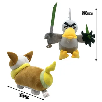  25-38cm Pokemon Plush Takara Tomy Jucărie Umplute Sobble Scorbunny Grookey Desene animate Sabie Scut Anima Joc Drăguț Papusa Cadou Pentru Copil
