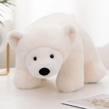  26-50cm de Pluș Moale Drăguț Cret Duck & Urs Polar Jucării de Pluș, Păpuși Minunate Confortabil Animal Perna pentru Copil Sugar Decor Cadouri