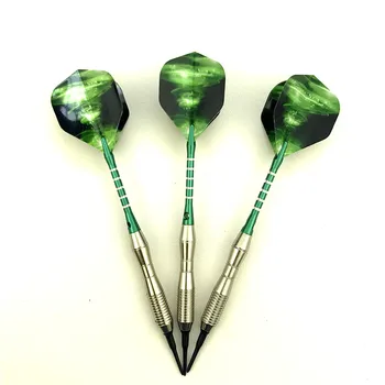  3 bucati / set profesional de darts 18g verde darts aliaj de aluminiu darts joc de aruncare