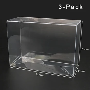  3-pack Ecran Transparent PET capacul de plastic De Funko pop Ediție Limitată cutie de depozitare