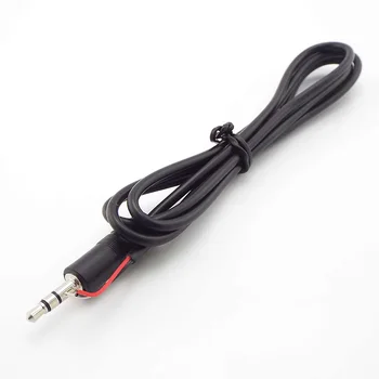  30CM 1M 3.5 mm cu 3 Poli 4 Poli Jack DIY Casti Cablu AUX pentru Căști de Reparare Inlocuire Cablul de Sârmă DIY