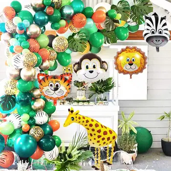  30pcs Vaca, Tigru, Zebra, Leopard Baloane din Latex de 12 țoli Jungle Animal balon cu Heliu petrecere de Ziua de decorare pentru Copii jucării pentru copii duș