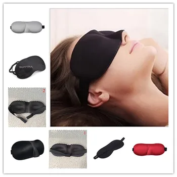  3D Masca de Somn de Dormit Naturale Masca de Ochi Mască de Acoperire Umbra Ochi Patch-uri Femei Bărbați Moale Portabil legat la Ochi de Călătorie Eyepatch