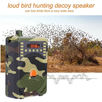  48W Vânătoare Momeală Telefoane Electronice Pasăre Apelantului CamouflageElectric Vânătoare Momeală Vorbitor MP3 Difuzor Telecomanda Kit