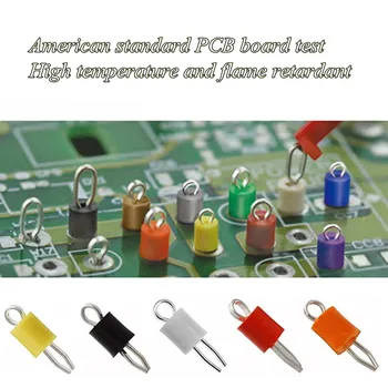  50pcsTEST PUNCT American standard PCB bord pin de test circuitul de temperatură înaltă ignifuge punct de testare sonda terminal 5