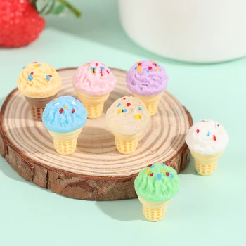  5pcs Miniatură Păpuși Drăguț Rășină Milkshake Suc de Bomboane de Zahăr înghețată Pretinde Joc Alimente pentru a Pretinde Joc Decor Bucatarie Jucarii
