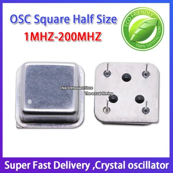  5PCS Pătrat jumătate dimensiunea 1.8432 m OSC în linie activă oscilator cu cristal 1.8432 mhz 4-pin oscilator