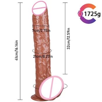  7cm Grosime Supradimensionate Penisului G fața Locului Moale Realist Penis artificial Jucarii Sexuale Pentru Femei Super-Mare, Pula Mare Masturbari femeia patrunde barbatul Dispozitiv