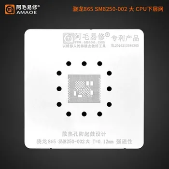  AMAOE Snapdragon 865 SM8250CPU Tin de Plantare de Masă/U10/U11/locație Bord Poco X3 Pro Mort SDM8150 CPU BGA Stencil iphone reparații
