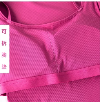  American European Ștreangul de Gât Sport Yoga cu mâneci Lungi T-shirt Lulu Sport Femei de Top Pad Piept cu mâneci Lungi de Fitness Purta