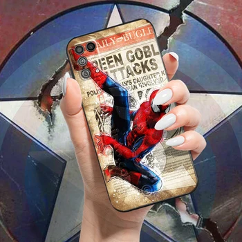 Avengers Graffiti Stradă Caz de Telefon Pentru Samsung Galaxy M31 M31S TPU Coque Capacul din Spate Coajă Neagră Protecție Completă