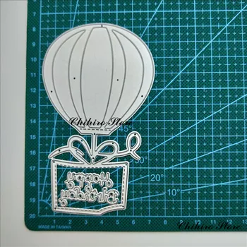  Balon cu aer cald Tăiere de Metal Moare taie muri noi de flori decor Scrapbooking Album Hârtie DIY Card Ambarcațiunile de Relief