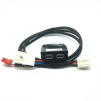 Bancheta din spate dublu USB Adaptor încărcător Comutator Armerst Cablu USB Cabluri Pentru vw Tiguan 2 MK2 Teramont Octavia Superb Kodiaq