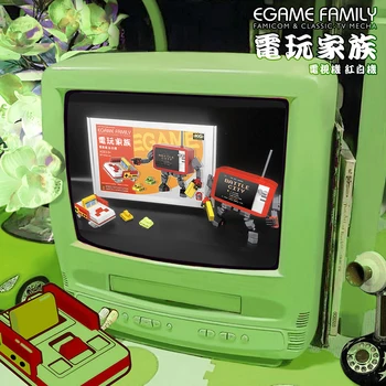  Bricklink Idei MOC Nintendoed NESFC Familie Computer, Consolă de jocuri TV si FC Robot Mech Set de Blocuri de Construcție Copil Jucării Cadou de Crăciun