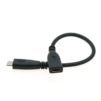  Cltgxdd Sârmă Extinderea Conector Type-C USB 3.1 de sex Masculin La Feminin Cablu Extensie Cablu de Date 0,2 m