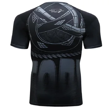  CODY LUNDIN de imprimare 3D Muscular Younth Barbati Casual T-Shirt O de Gât Sport Sală de Fitness Compresie pentru Bărbați Teuri MMA, BJJ Rashguard Personalizate