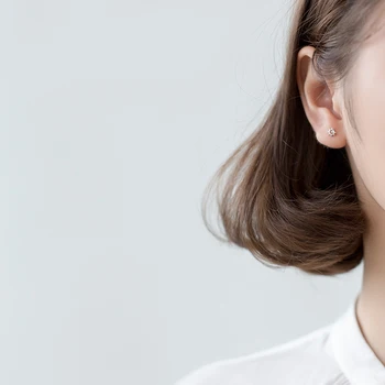  Colusiwei Argint 925 Drăguț Soarele Mici Mici Cercei Stud pentru Femei Fete Minimalist Bine de Bijuterii Accesorii Cadouri 2020 Nou