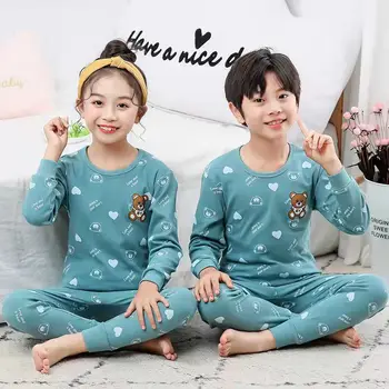  Copii Băieți Set De Pijama Copii Pijamale Copilul Sleepwear Copil Pijamale Băiat De Toamna Cu Maneci Lungi Pijamas Bumbac, Pijamale 2-12 Ani