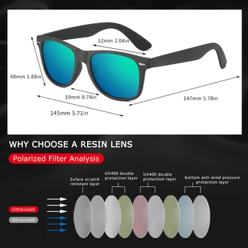  CRIXALIS Clasic Polarizat ochelari de Soare Barbati Femei 2020 Lux Design de Brand de Moda de Conducere Pătrat Oglindă Ochelari de Soare de sex Masculin UV400