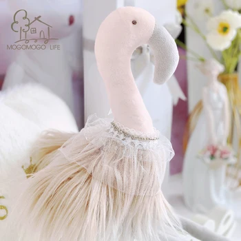  De lux Mogo Flamingo Pluș Animal de Pluș Jucarii Cadou Dulce pentru Ea Moda Exqusitely Accesorii pentru Casa Desinger
