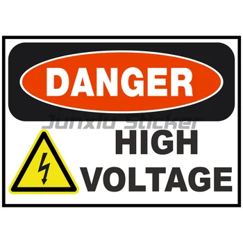  De înaltă Tensiune Pericol de a Fi atent nu există energie electrică Avertizare Decal PVC Autocolant Auto