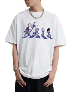  Desene animate Moon Knight Classic T Camasa de Vara Marc Spector Khonsu Manga Tipărite Barbati Topuri Tricouri Maneca Scurta O-gât Unisex Streetwear