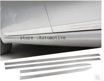  Din oțel inoxidabil ușa laterală a corpului laminat bandă 4buc pentru Peugeot 508 2011 2012 2013