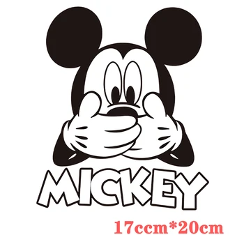  Disney Mickey Mouse Patch Patch-uri pentru Îmbrăcăminte Parches Termoadesivos Para Ropa Termo Autocolante de Transfer de Căldură Autocolante Aplicatii