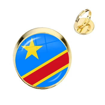  Drapelul Național Cabochon Sticla Inele Rwanda,Uganda,Somalia,Congo,Gabon,Comore,Djibouti,Somalia,Bulgaria Bijuterii Pentru Cadou