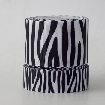  Dungi de Zebra imprimate panglică 16/22/25/38/75mm panglici grosgrain 10 25 50 metri DIY arcuri ambalaj cadou de nunta de decorare chingi