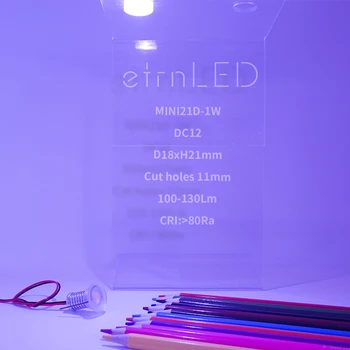  EtrnLED Mini Led RGB 12V Culoare lumina Reflectoarelor Plafon de Interior Estompat Acasă Detor Încastrat Lampă Spot pentru a Afișa Bara KTV 1W PMMA Lentile
