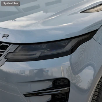  Far auto de Protecție de Film Tentă de Fum Negru TPU Autocolant Pentru Land Rover Discovery 4 5 Defender, Range Rover Evoque Sport Velar